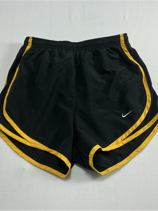 Nike Pants - Nike Black Athletic Shorts with Yellow Trim